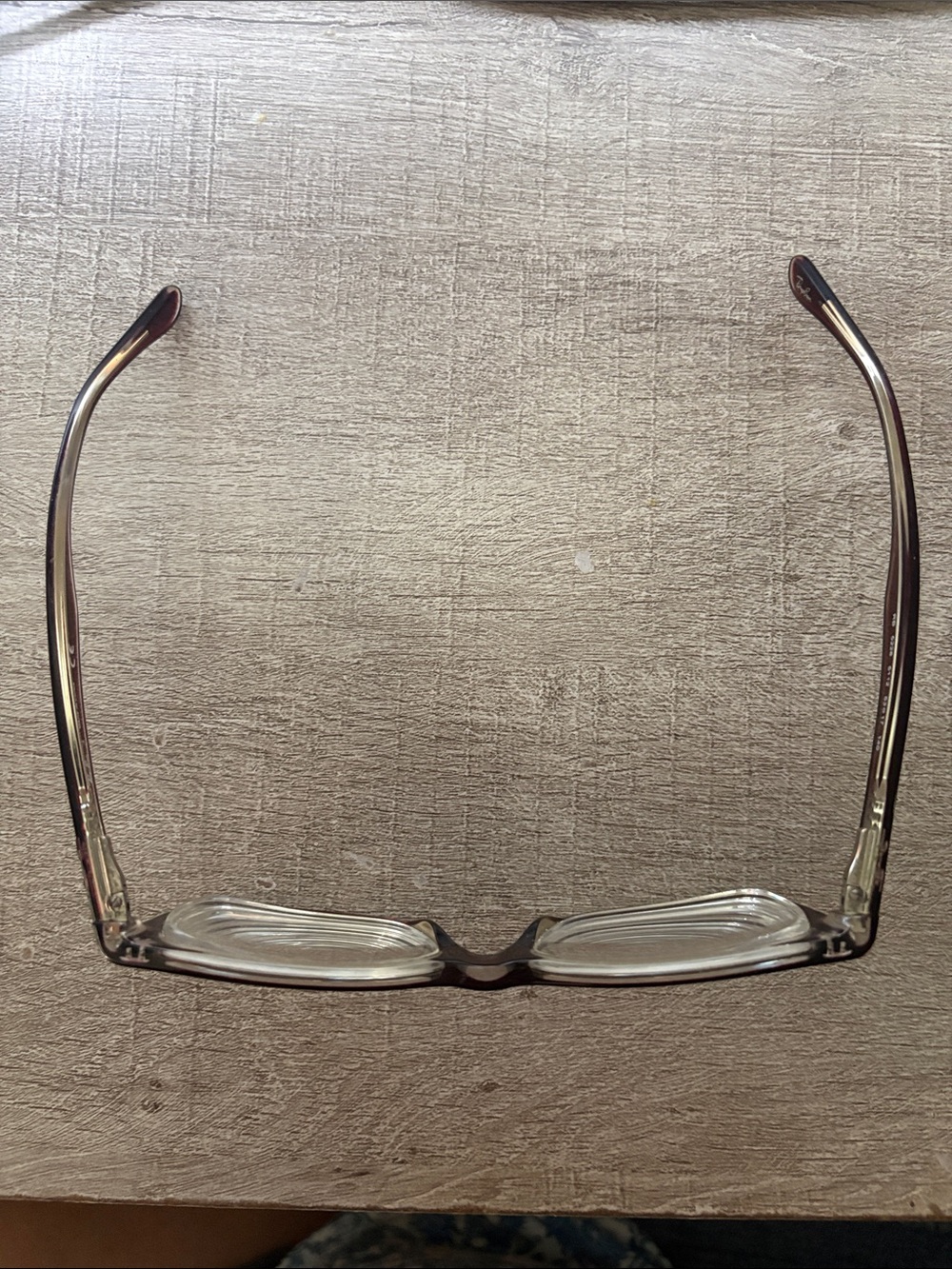Ray-Ban Women’s Dark Burgundy Rectangular Eyeglass Frames - Picture 3 of 8